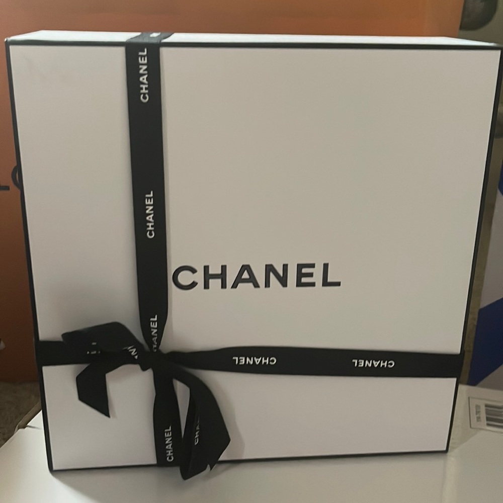Authentic Chanel Gift Box with Chanel Ribbon
